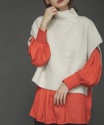 SENSE OF PLACE by URBAN RESEARCH | ストレッチアルパカケーブルショートベスト(ベスト)