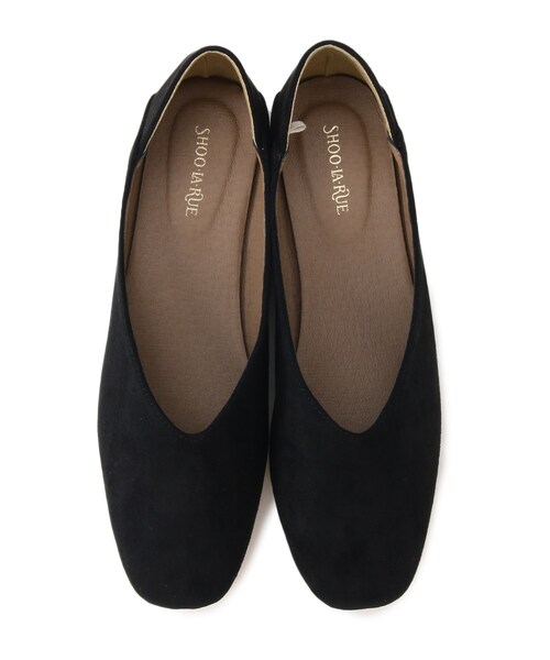 SHOO・LA・RUE（シューラルー）の「◆かかとやわらかスクエアパンプス（パンプス・レディース・ブラック/サンドベージュ/ピンク系9/カーキ・25/40/45/30/35/50）」の6枚目の写真