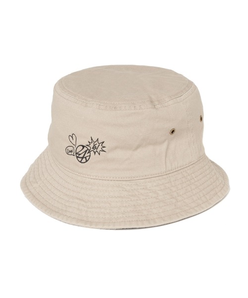 24karats（トゥウェンティーフォーカラッツ）の「Balloon Bucket Hat（ハット・メンズ・ベージュ/ブラック/ホワイト・FREE）」の3枚目の写真