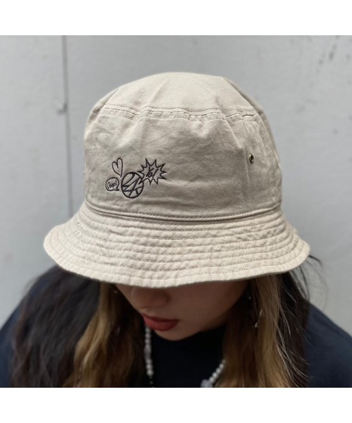 24karats（トゥウェンティーフォーカラッツ）の「Balloon Bucket Hat（ハット・メンズ・ベージュ/ブラック/ホワイト・FREE）」の11枚目の写真