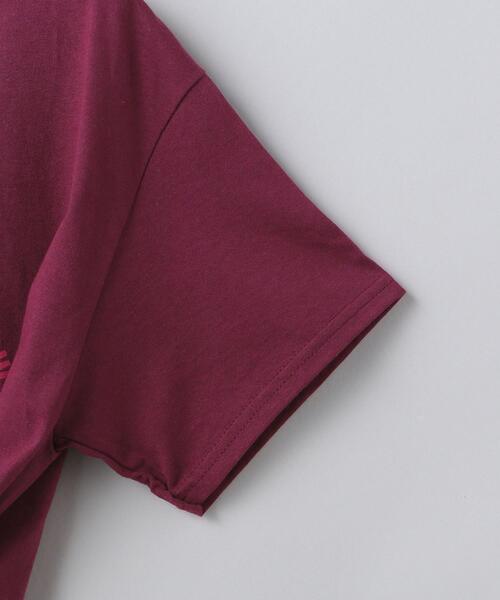 6（ロク）の「＜6(ROKU)＞OLD IS NEW-NEW T-SHIRT/Tシャツ◆（Tシャツ/カットソー・レディース・ワインレッド/ホワイト/ライラック・L/M）」の8枚目の写真