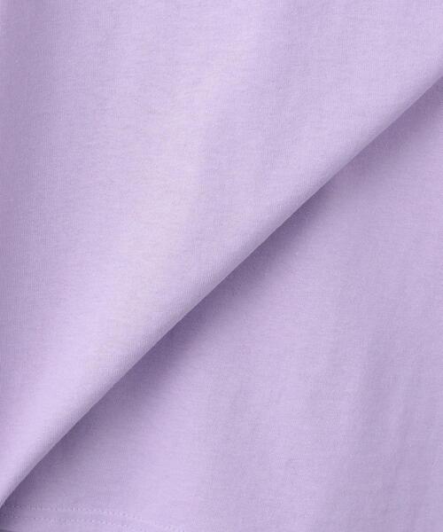 6（ロク）の「＜6(ROKU)＞OLD IS NEW-NEW T-SHIRT/Tシャツ◆（Tシャツ/カットソー・レディース・ワインレッド/ホワイト/ライラック・L/M）」の13枚目の写真