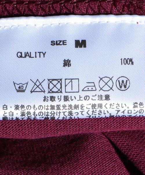 6（ロク）の「＜6(ROKU)＞OLD IS NEW-NEW T-SHIRT/Tシャツ◆（Tシャツ/カットソー・レディース・ワインレッド/ホワイト/ライラック・L/M）」の14枚目の写真