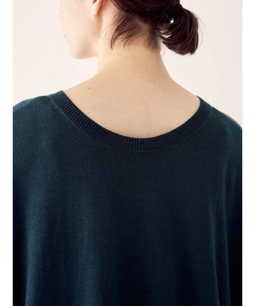 YECCA VECCA（イェッカヴェッカ）の「2wayサイドスリットロングニット＊（ニット/セーター・レディース・チャコールグレー/ダークグリーン/杢グレー/ベージュ・FREE）」の12枚目の写真