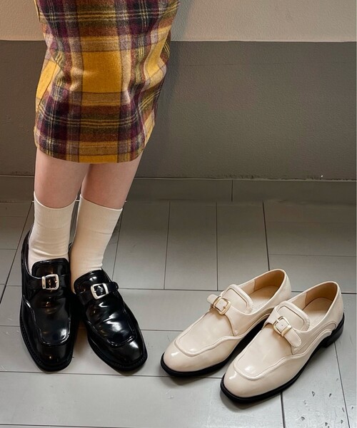 ESPERANZA（エスペランサ）の「◆バックルマニッシュローファー（パンプス・レディース・ブラック系1/こしょう色系2・LL/S/M/L）」の3枚目の写真