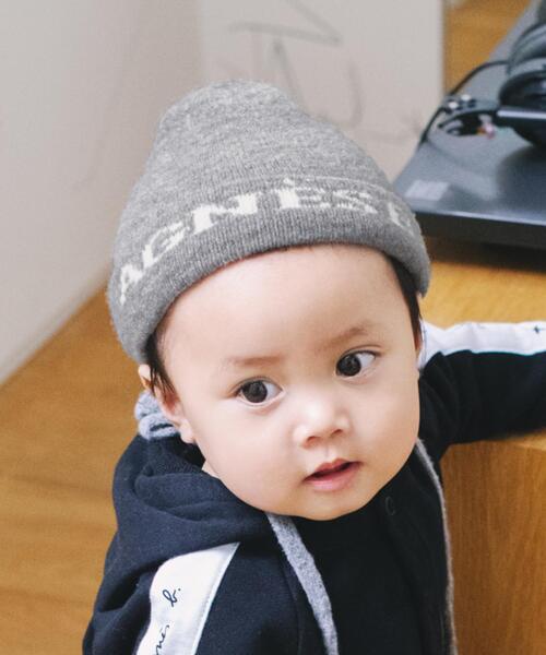 希少　アニエスbコットンニット帽 希少 アニエスbコットンニット帽 agnes b.（アニエスベー）の「GH38