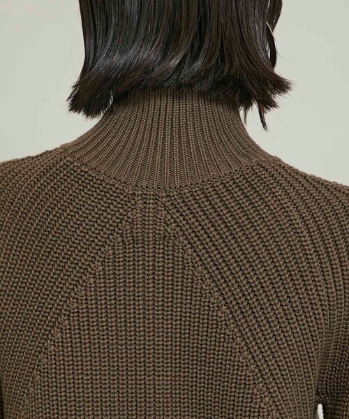 BATONER(バトナー)】シグネチャータートルネックニット BN-21FL-027