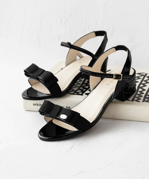 GLOSGRAN RIBBON SANDALS サンダル