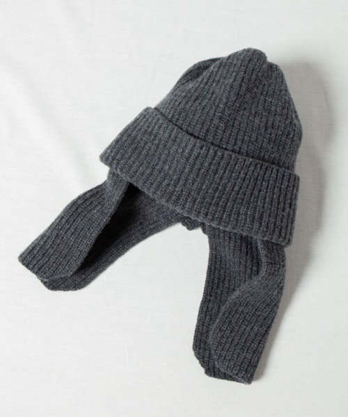 RACAL（ラカル）の「【Racal】Ear knit cap RL-21-1197（ニットキャップ/ビーニー・メンズ・ブラック/グレー/ホワイト・FREE）」の18枚目の写真
