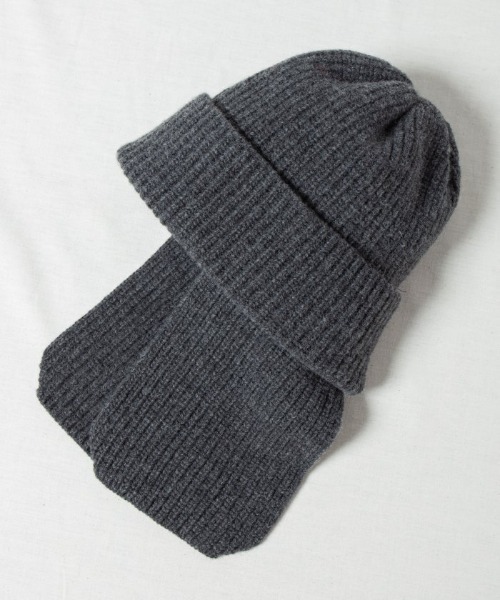 RACAL（ラカル）の「【Racal】Ear knit cap RL-21-1197（ニットキャップ/ビーニー・メンズ・ブラック/グレー/ホワイト・FREE）」の19枚目の写真
