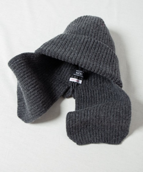 RACAL（ラカル）の「【Racal】Ear knit cap RL-21-1197（ニットキャップ/ビーニー・メンズ・ブラック/グレー/ホワイト・FREE）」の20枚目の写真
