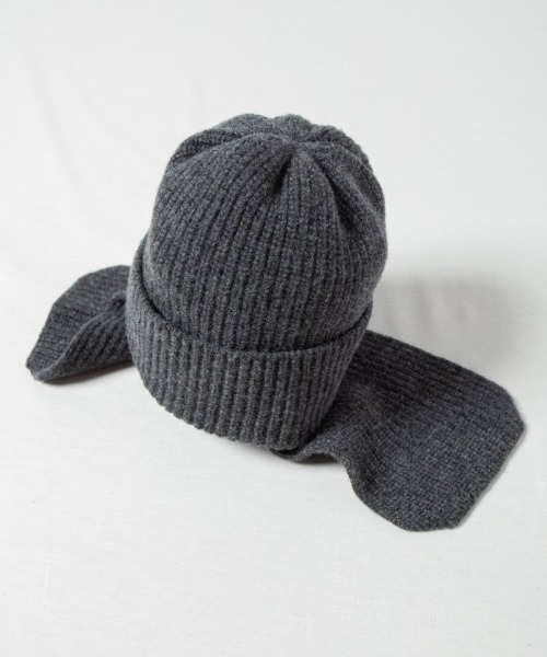 RACAL（ラカル）の「【Racal】Ear knit cap RL-21-1197（ニットキャップ/ビーニー・メンズ・ブラック/グレー/ホワイト・FREE）」の15枚目の写真