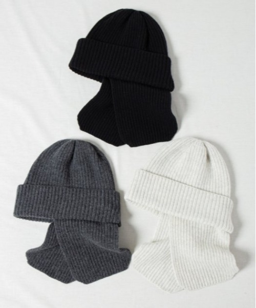 RACAL（ラカル）の「【Racal】Ear knit cap RL-21-1197（ニットキャップ/ビーニー・メンズ・ブラック/グレー/ホワイト・FREE）」の16枚目の写真