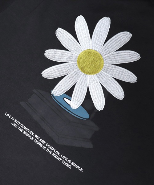 ILL'S(イルズ)の「ILL'S / イルズ ビッグフラワー刺繍スウェット(スウェット・メンズ・チャコールグレー/サックスブルー/ホワイト・M/L)」の8枚目の写真
