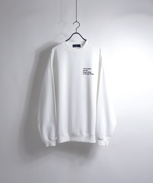 ILL'S(イルズ)の「ILL'S / イルズ ビッグフラワー刺繍スウェット(スウェット・メンズ・チャコールグレー/サックスブルー/ホワイト・M/L)」の13枚目の写真