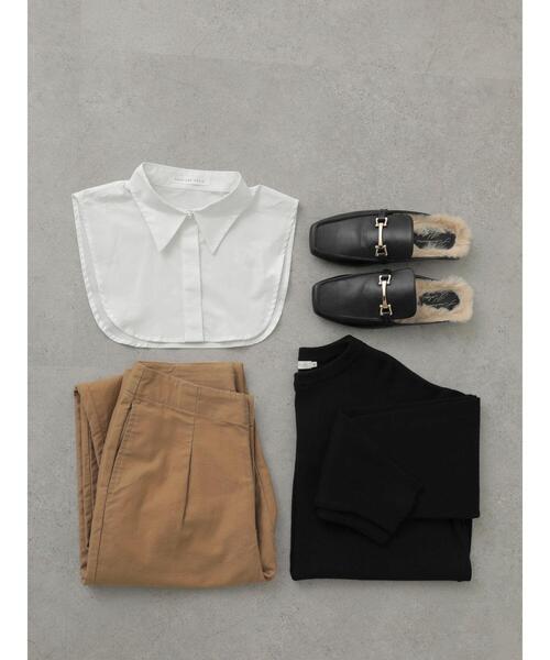 AMERICAN HOLIC（アメリカンホリック）の「パールボタン付け衿（付け襟・レディース・オフホワイト・FREE）」の3枚目の写真