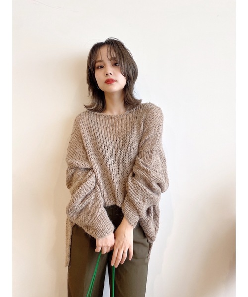 ニット セーター ローゲージニット / 1214270930 レディース jumelle（ジュメロ）の「ルーズローゲージニット（ニット