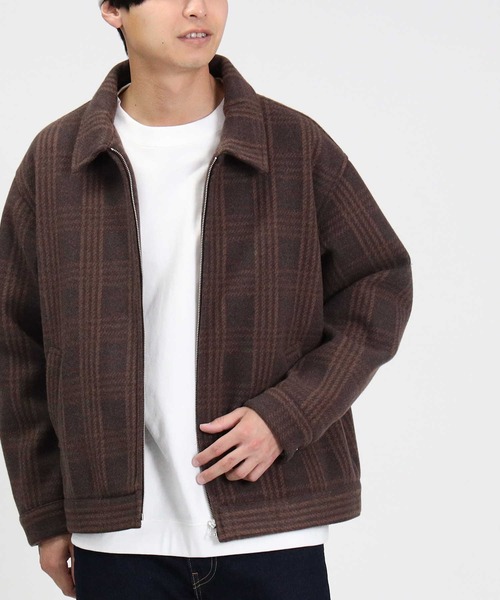 BACK NUMBER(バックナンバー)の「【BACK NUMBER】撥水ショートブルゾン(ブルゾン・メンズ・ブルー/ブラウン/ブラック・XL/M/L)」の3枚目の写真