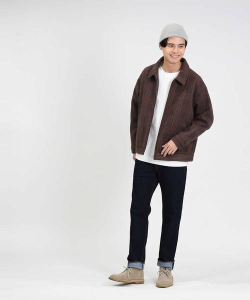 BACK NUMBER(バックナンバー)の「【BACK NUMBER】撥水ショートブルゾン(ブルゾン・メンズ・ブルー/ブラウン/ブラック・XL/M/L)」の10枚目の写真
