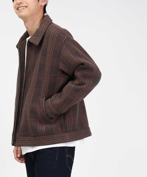 BACK NUMBER(バックナンバー)の「【BACK NUMBER】撥水ショートブルゾン(ブルゾン・メンズ・ブルー/ブラウン/ブラック・XL/M/L)」の11枚目の写真