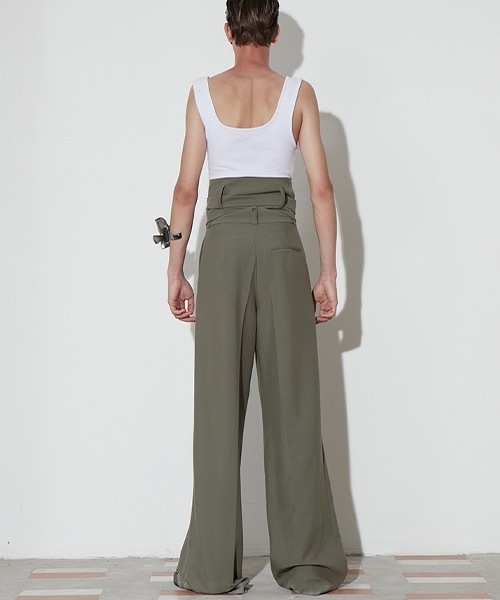 MIXSEVEN（ミックスセブン）の「ハイウェストカーキデザインパンツ　MX21AW09【MIX SEVEN】（その他パンツ・メンズ・グリーン系その他・M/L/S）」の10枚目の写真