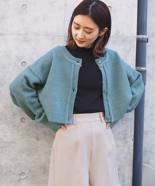 tiptop(ティップトップ)の「メローハイネックロンT(Tシャツ/カットソー・レディース・ブラック/オフホワイト/グリーン・FREE)」の20枚目の写真