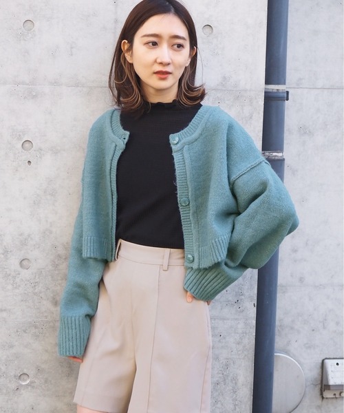 tiptop(ティップトップ)の「メローハイネックロンT(Tシャツ/カットソー・レディース・ブラック/オフホワイト/グリーン・FREE)」の19枚目の写真