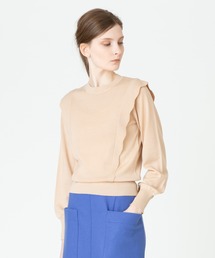 スカラップショルダープルオーバー