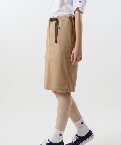 Champion（チャンピオン）の「【Champion/チャンピオン】レディース スカート（スカート・レディース・ネイビー/ベージュ系その他3/オリーブ/ブラック・LARGE/MEDIUM）」の6枚目の写真