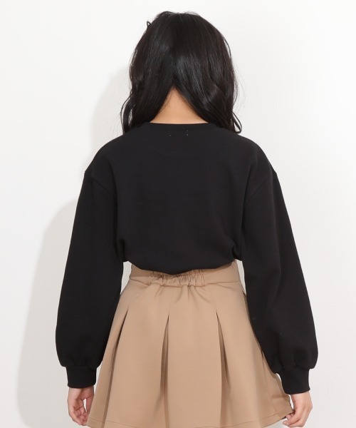 PINKHUNT（ピンクハント）の「PINKHUNT レースつけ襟付きトレーナー 6356K（スウェット・キッズ・ブラック/パープル・140cm/120cm/150cm/160cm/130cm）」の8枚目の写真