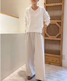 BEARDSLEY | 綿麻リリープルオーバー(ニット/セーター)