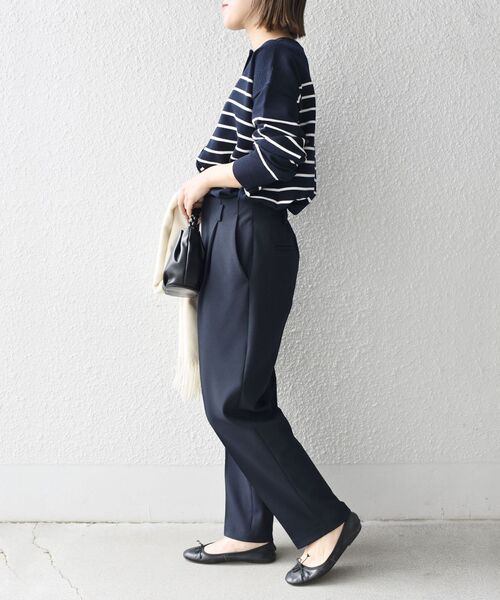 SHIPS(シップス)の「〈手洗い可能〉ストレッチカラーテーパードパンツ◆(その他パンツ・レディース・ネイビー/オフホワイト/グリーン・40/38/36)」の20枚目の写真