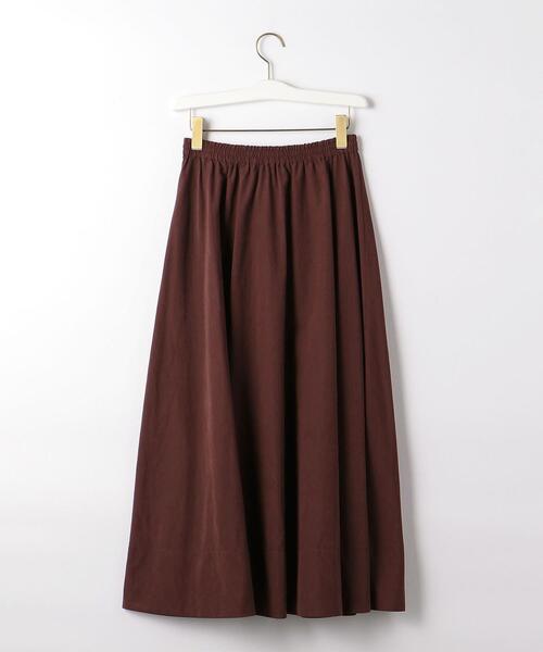 UNITED ARROWS LTD. OUTLET（ユナイテッドアローズアウトレット）の「＜A DAY IN THE LIFE＞ギャザー フレア スカート 85（スカート・レディース・パープル/ベージュ・FREE）」の7枚目の写真