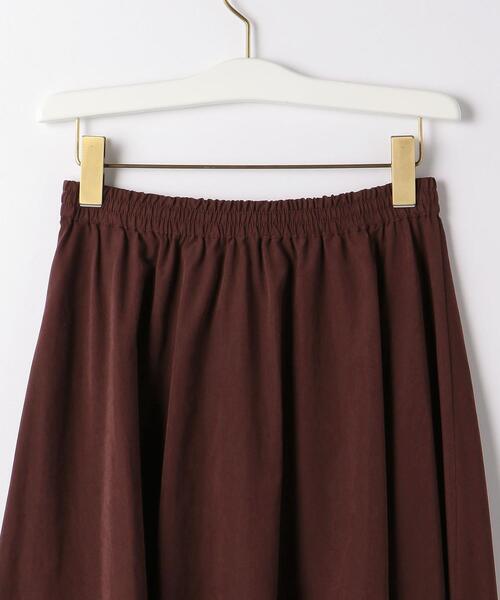 UNITED ARROWS LTD. OUTLET（ユナイテッドアローズアウトレット）の「＜A DAY IN THE LIFE＞ギャザー フレア スカート 85（スカート・レディース・パープル/ベージュ・FREE）」の9枚目の写真