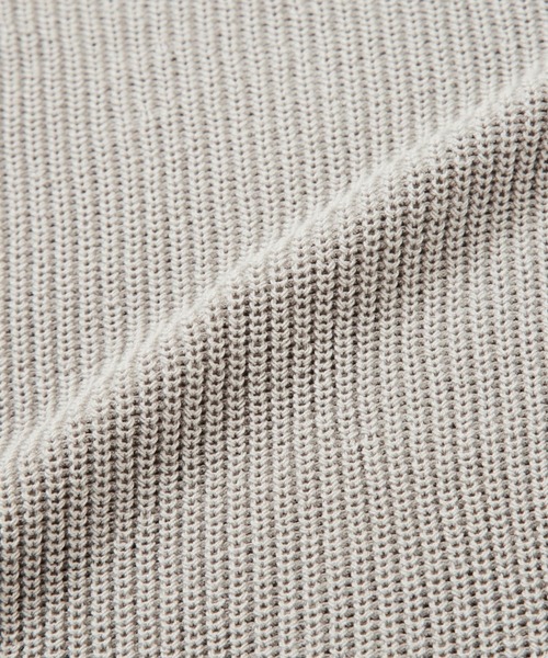 MEN'S MELROSE（メンズメルローズ）の「ニットドッキングTシャツ（Tシャツ/カットソー・メンズ・ベージュ/グレー/ミント・4/3）」の6枚目の写真