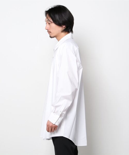 DRESSEDUNDRESSED(ドレスドアンドレスド)の「DRESSEDUNDRESSED Layered Oversized Shirt (DUS22104)(シャツ/ブラウス・メンズ・ホワイト/ブラック・4/2/3)」の17枚目の写真