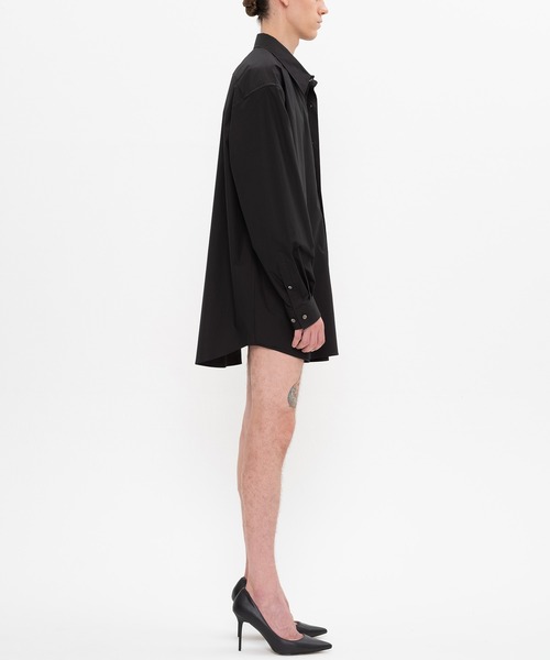 DRESSEDUNDRESSED(ドレスドアンドレスド)の「DRESSEDUNDRESSED Layered Oversized Shirt (DUS22104)(シャツ/ブラウス・メンズ・ホワイト/ブラック・4/2/3)」の11枚目の写真