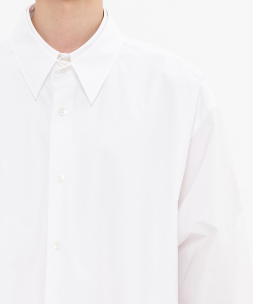 DRESSEDUNDRESSED(ドレスドアンドレスド)の「DRESSEDUNDRESSED Layered Oversized Shirt (DUS22104)(シャツ/ブラウス・メンズ・ホワイト/ブラック・4/2/3)」の7枚目の写真
