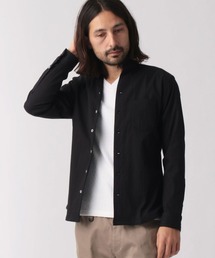 NICOLE CLUB FOR MEN | イタリアンカラー長袖シャツ(シャツ/ブラウス)