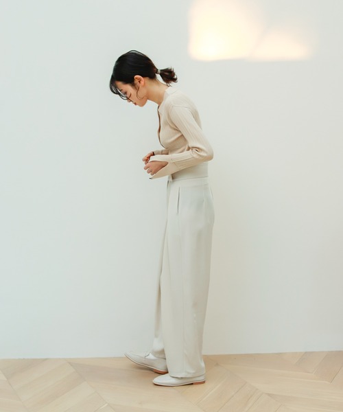 Birthday room（バースデイルーム）の「ウエストベルクロタックカラーパンツ（その他パンツ・レディース・ブラック/ピンク/ブルー/グリーン/ナチュラル/イエロー・SMALL/MEDIUM）」の8枚目の写真