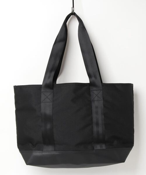 JAM HOME MADE(ジャムホームメイド)の「日本製 エシカルレザー & エココーデュラ コンビ トートバッグ L 大容量 ブランド オリジナル レディース(トートバッグ・レディース・ブラック・ONE SIZE)」の17枚目の写真