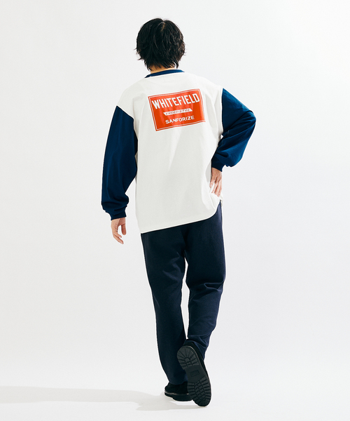 JOURNAL STANDARD(ジャーナルスタンダード)の「【WHITE FIELD/ホワイトフィールド】別注 ビンテージ バック プリント ロンT(Tシャツ/カットソー・メンズ・ネイビー/グリーン/レッド・MEDIUM/LARGE)」の7枚目の写真