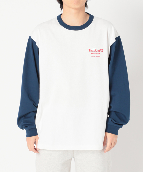 JOURNAL STANDARD(ジャーナルスタンダード)の「【WHITE FIELD/ホワイトフィールド】別注 ビンテージ バック プリント ロンT(Tシャツ/カットソー・メンズ・ネイビー/グリーン/レッド・MEDIUM/LARGE)」の17枚目の写真
