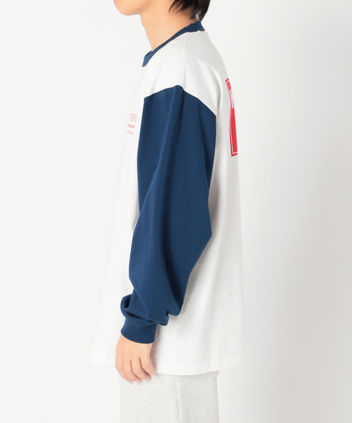 JOURNAL STANDARD(ジャーナルスタンダード)の「【WHITE FIELD/ホワイトフィールド】別注 ビンテージ バック プリント ロンT(Tシャツ/カットソー・メンズ・ネイビー/グリーン/レッド・MEDIUM/LARGE)」の18枚目の写真