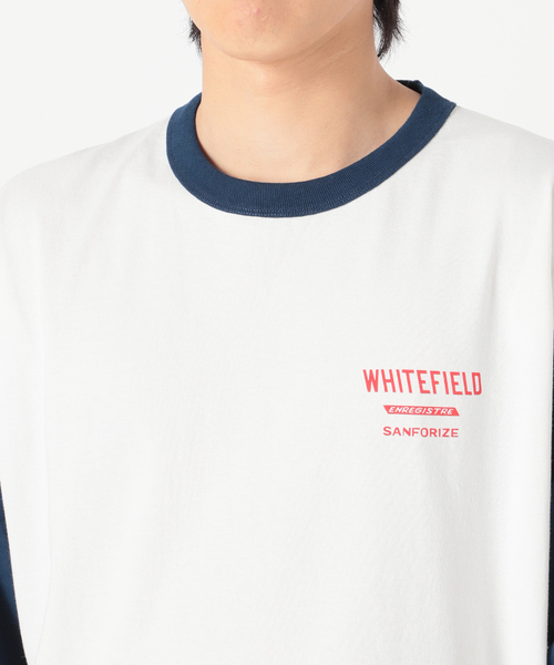 JOURNAL STANDARD(ジャーナルスタンダード)の「【WHITE FIELD/ホワイトフィールド】別注 ビンテージ バック プリント ロンT(Tシャツ/カットソー・メンズ・ネイビー/グリーン/レッド・MEDIUM/LARGE)」の22枚目の写真