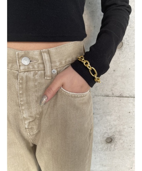 EGOIST（エゴイスト）の「2パターンミックスブレス（ブレスレット・レディース・シルバー/ゴールド・FREE）」の3枚目の写真