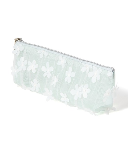 Francfranc（フランフラン）の「チュール ペンケース ミント（その他小物・レディース・ミント・FREE）」の2枚目の写真