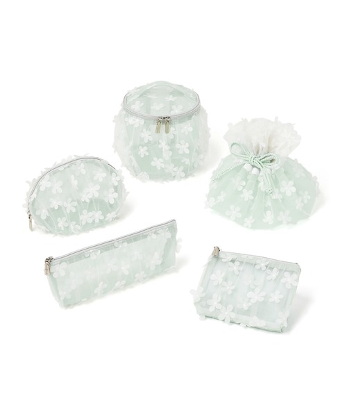 Francfranc（フランフラン）の「チュール ペンケース ミント（その他小物・レディース・ミント・FREE）」の6枚目の写真