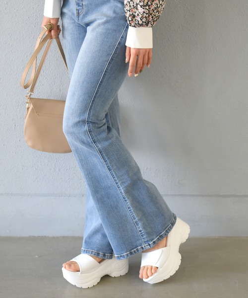 NOFALL（ノーフォール）の「厚底ベルトスポーツサンダル（サンダル・レディース・ホワイト/ブラック・LL/3L/SS/S/M/L）」の19枚目の写真