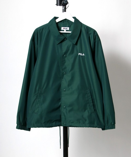 FILA heritage＋SHETA　撥水総柄トロピカルコーチジャケット FILA heritage＋SHETA 撥水総柄トロピカルコーチジャケット
